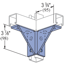 8 Hole Gussetted Double Corner - Click Image to Close